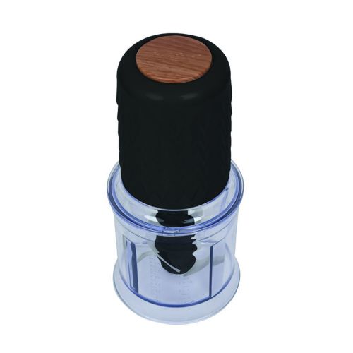 Πολυκόπτης Primo 3πλό Mαχαίρι 500W 700ml Μαύρο-Wooden 217299014 - Image 2