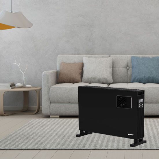 Θερμοπομπός Primo 1250W/2000W Turbo Μαύρος 201299058 - Image 2