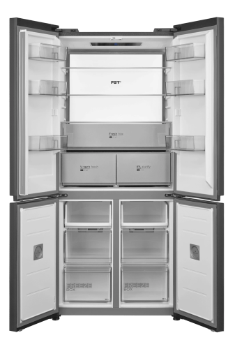 Ψυγείο Midea Ντουλάπα Multi Doors 515Lt (Υ x Π x Β) cm 191 x 83,3 x 60 901182082 - Image 2