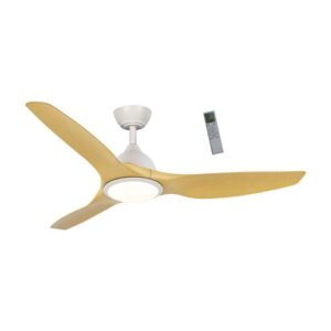 Ανεμιστήρας Οροφής Primo 52'' 132εκ. Με R/C 1Φως LED 3Φτερά Λευκός-Ξύλο  [280299145]