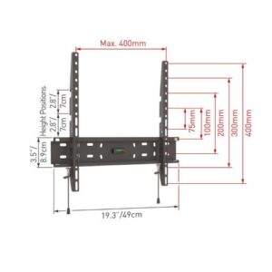 Βάση Τηλεόρασης Barkan 19" - 65" Σταθερή  [270299005]