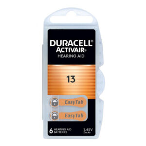 Μπαταρία Aκουστικών Bαρηκοΐας Duracell ActivAir 13 1.45V, σε blister 6 Mπαταριών [294221037]